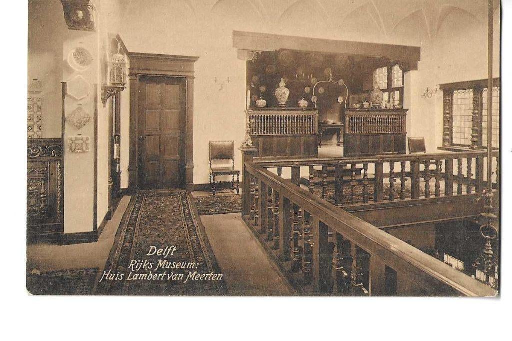 delft  rijksmuseum  huis lambeert van meerten, Verzenden, 1920 tot 1940, Ongelopen, Gebouw