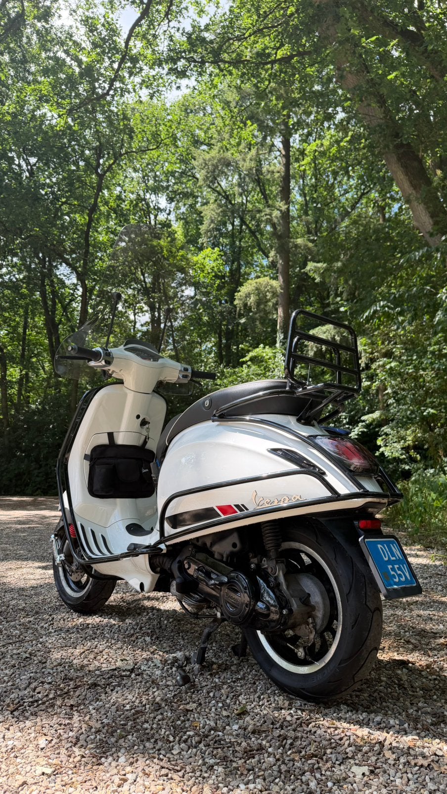 Vespa Sprint Wit Snor 4-takt, Fietsen en Brommers, Scooters | Vespa, Ophalen, Zo goed als nieuw, Benzine