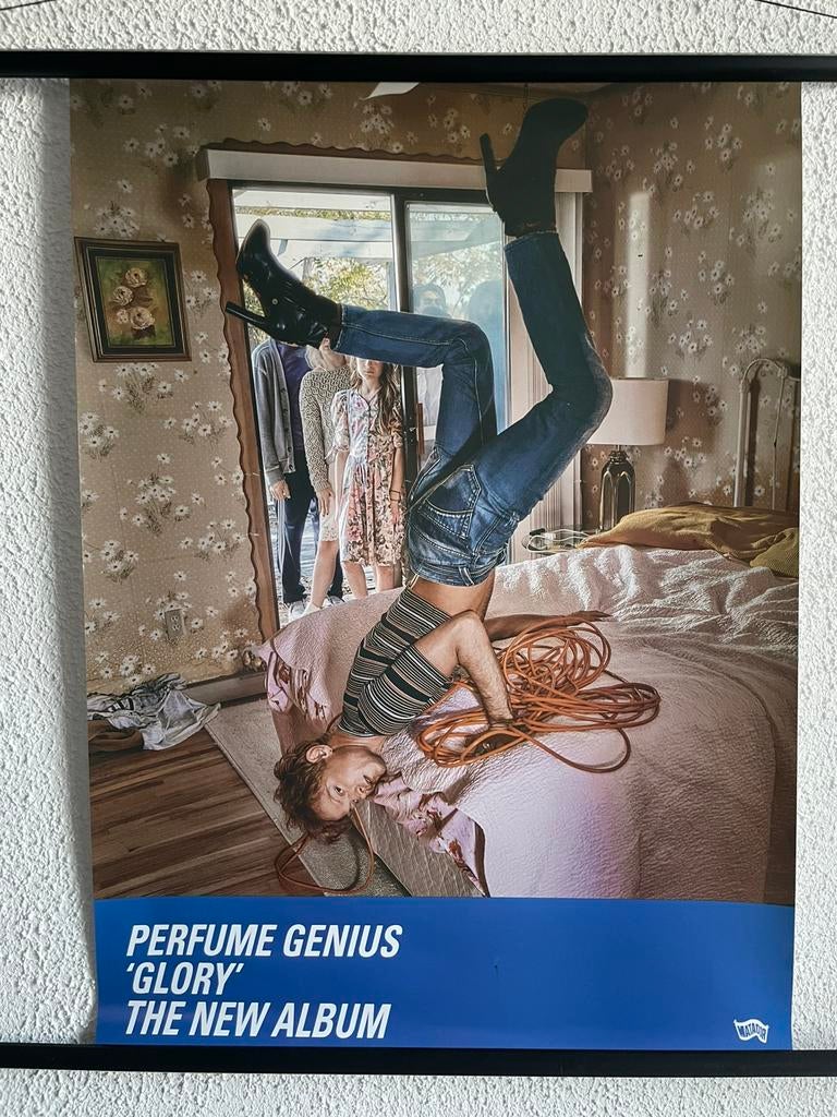 Poster ‘’ Perfume Genius ‘’ 50x70 cm, Ophalen of Verzenden, Zo goed als nieuw, Poster, Artwork of Schilderij