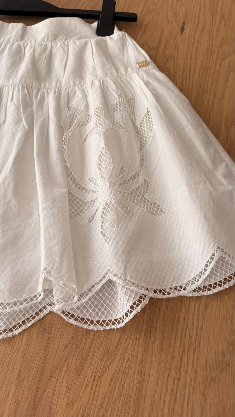 Nikkie by Kate Moss witte broderie rok, Maat 38/40 (M), Wit, Nieuw, Ophalen of Verzenden