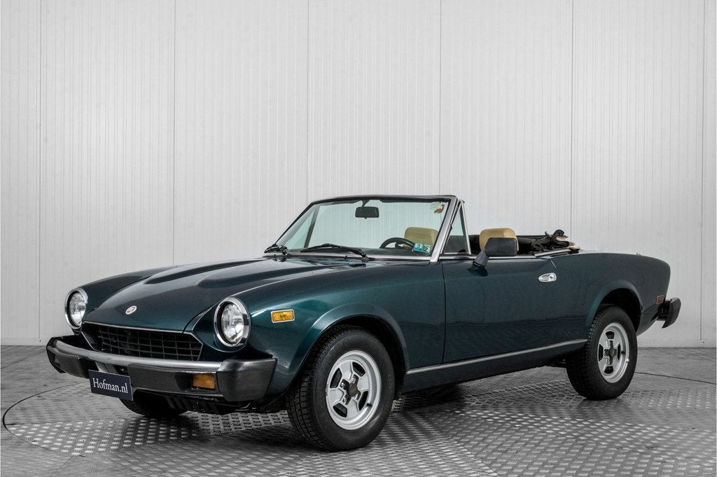 Fiat 124 Spider 2000 . (bj 1980), Gebruikt, 4 cilinders, Cabriolet, Leder