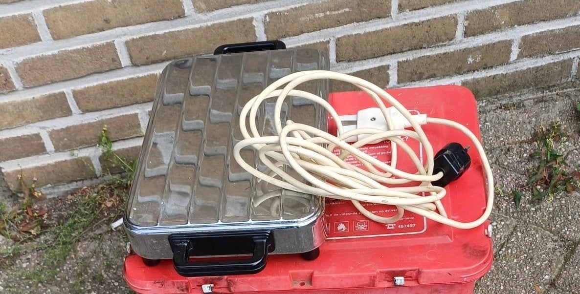 Vintage warmhoudplaatje, Witgoed en Apparatuur, Ophalen, Gebruikt