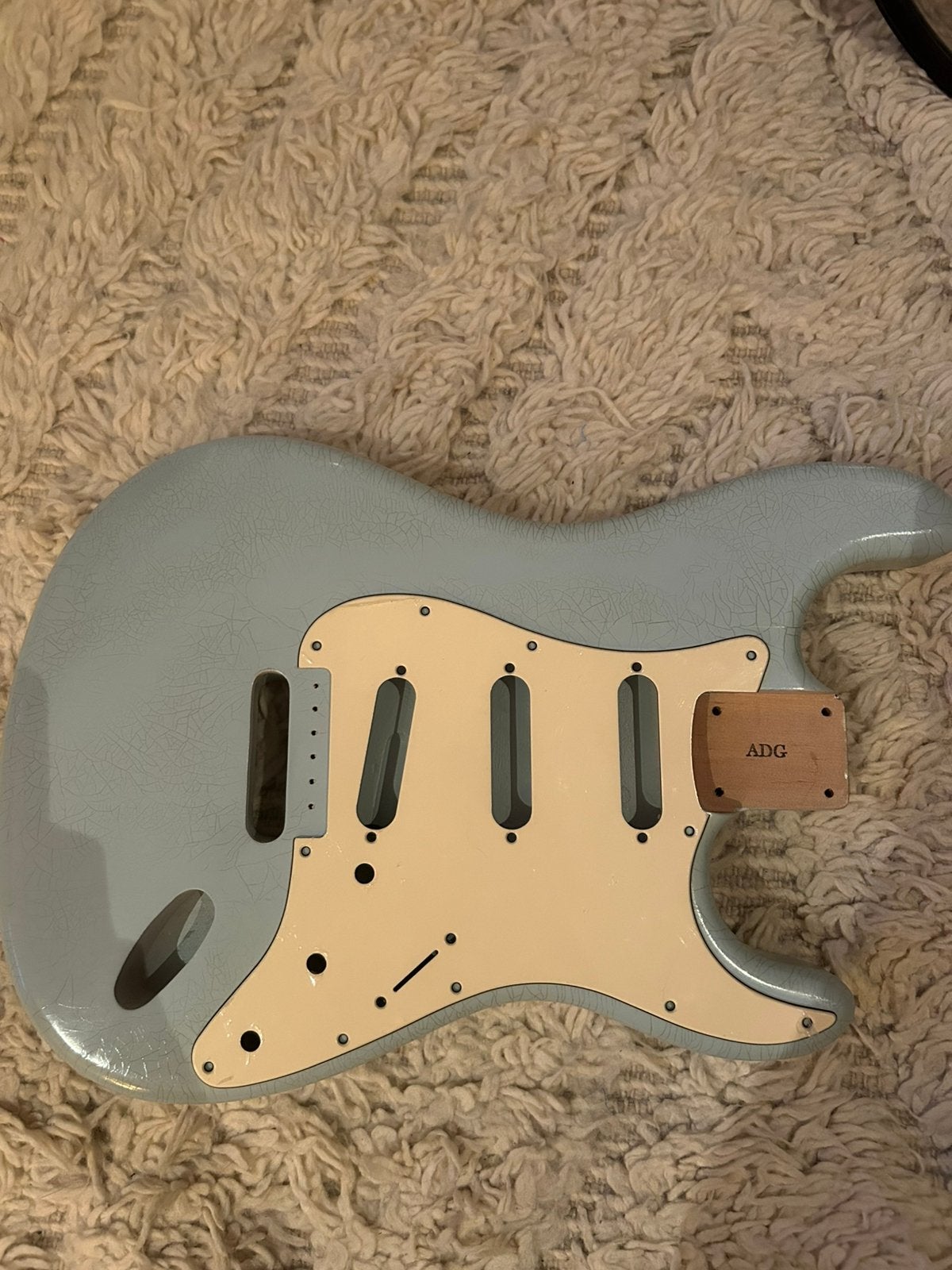 Relic fender style Stratocaster body sonic blue, Ophalen of Verzenden, Zo goed als nieuw, Elektrische gitaar