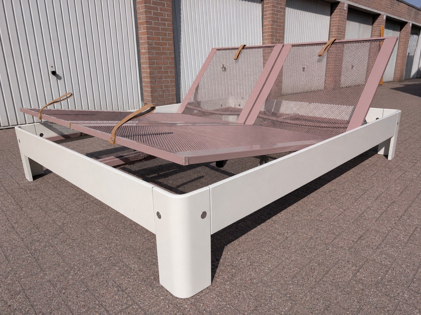 Auping Auronde bed 180 x 200 | BEZORGEN MOGELIJK, Wit, Tweepersoons, Ophalen of Verzenden, Zo goed als nieuw