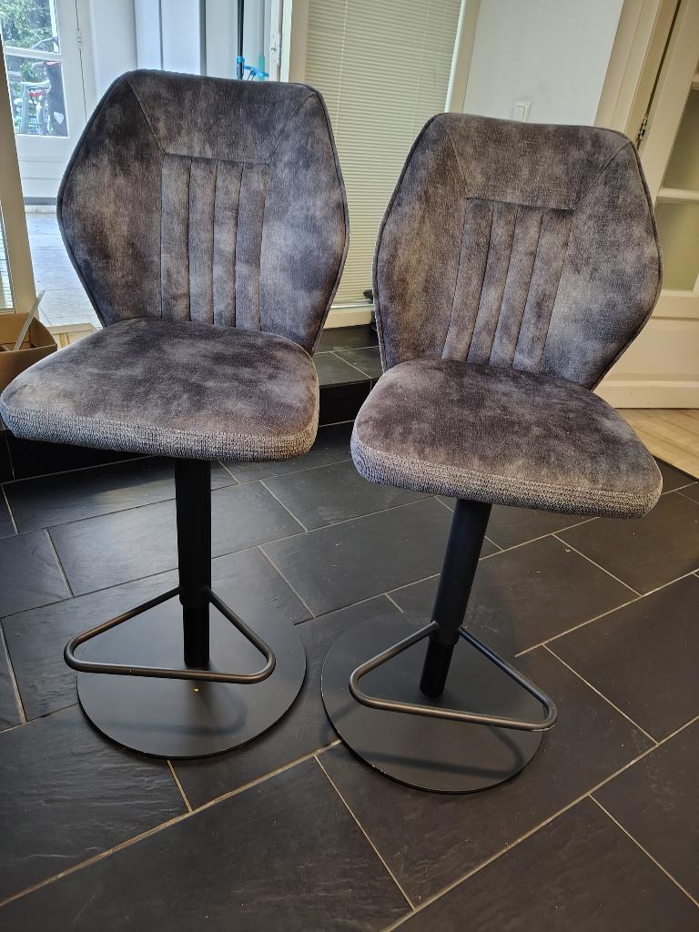 Barkrukken JEHA, Huis en Inrichting, Barkrukken, Ophalen, Zo goed als nieuw, 90 cm of meer, 2 krukken
