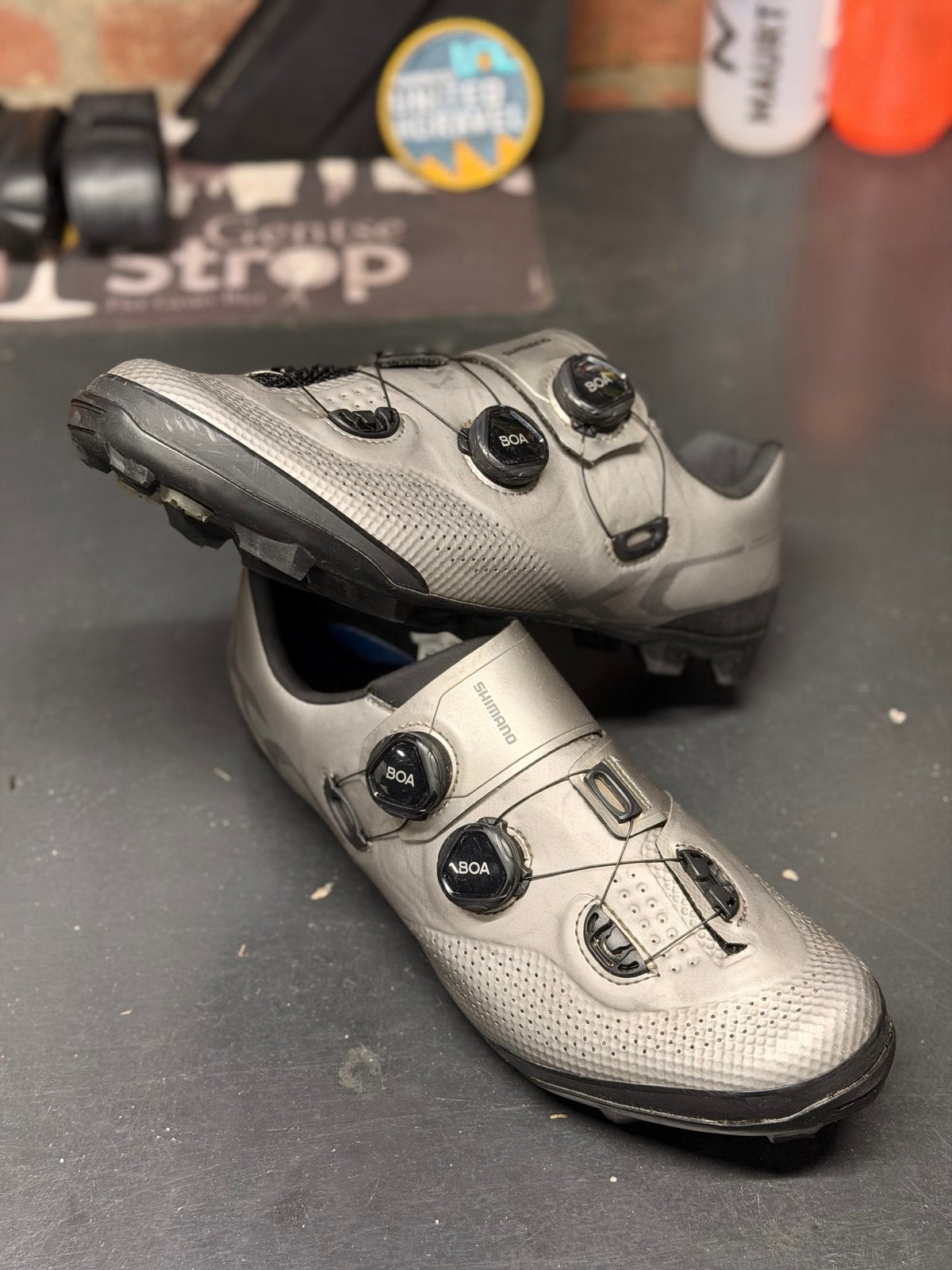 Schimano XC7 MTB schoenen maat 45 zilvergrijs, Heren, Schoenen, Overige maten, Ophalen of Verzenden
