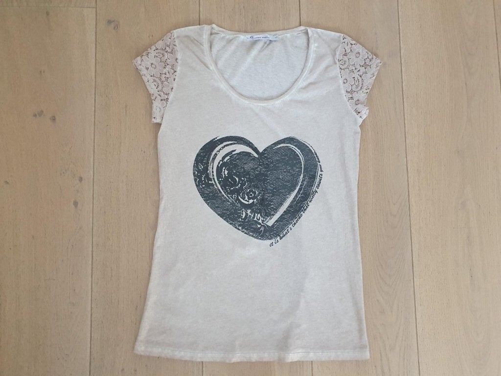 Nieuw shirt van Queen mum maat S, Kleding | Dames, Beige, Queen mum, Nieuw, Maat 36 (S)