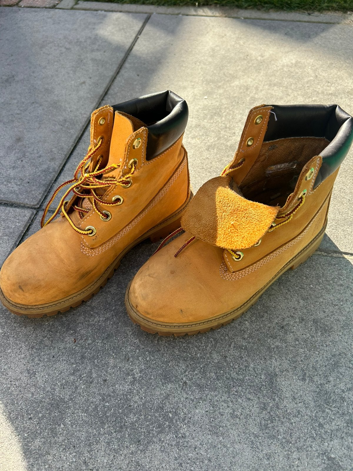 Timberland boots maat 37, Ophalen of Verzenden, Gedragen, Bruin
