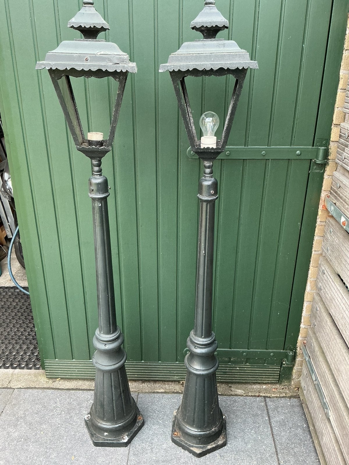 Tuinlantaren, Ophalen, Gebruikt, Minder dan 50 watt, Staande lamp