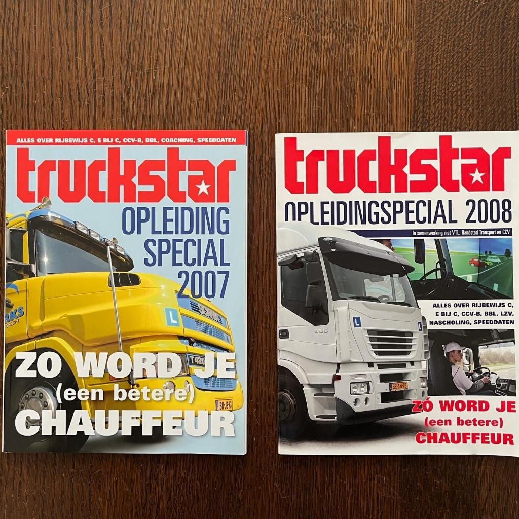 2 x Truckstar Opleidingspecial 2007 en 2008, Verzamelen, Ophalen of Verzenden, 1980 tot heden, Tijdschrift