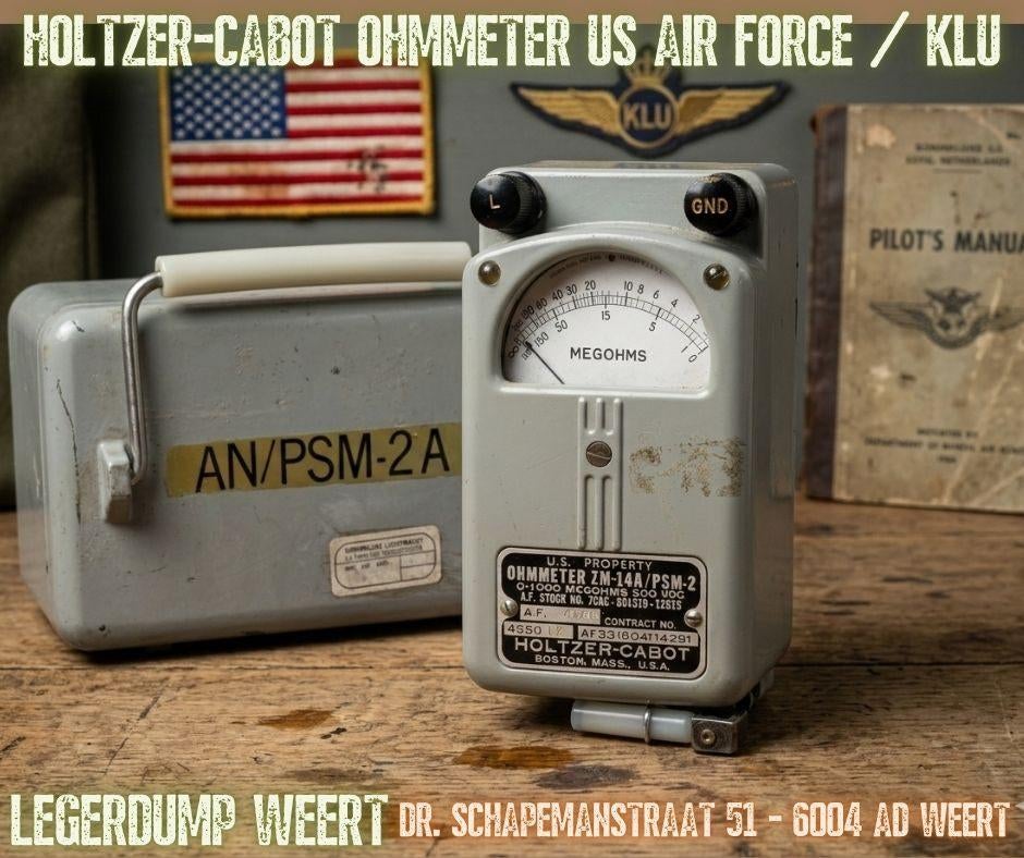 Holtzer-Cabot Ohmmeter US Air Force / KLu, Ophalen, Luchtmacht, Nederland, Overige typen