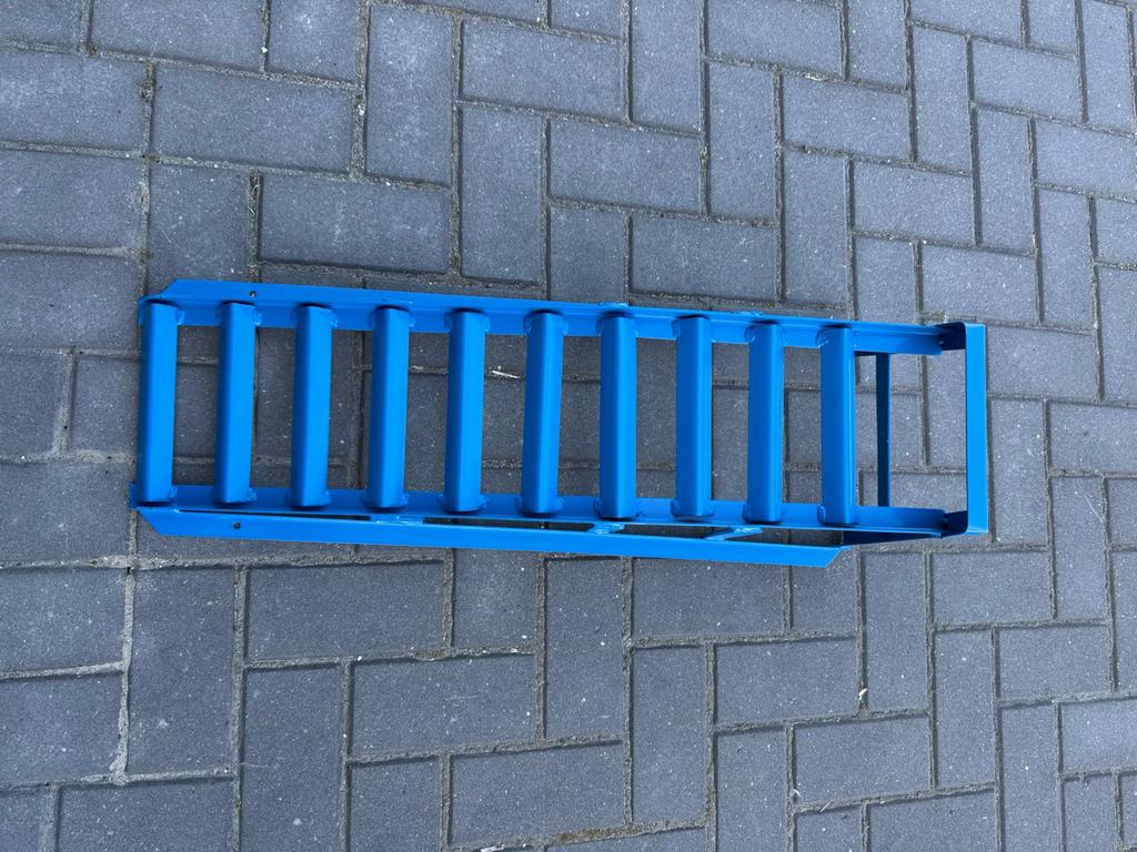 Blauwe oprijplaat / oprijbok voor auto of motor, Ophalen, Gebruikt
