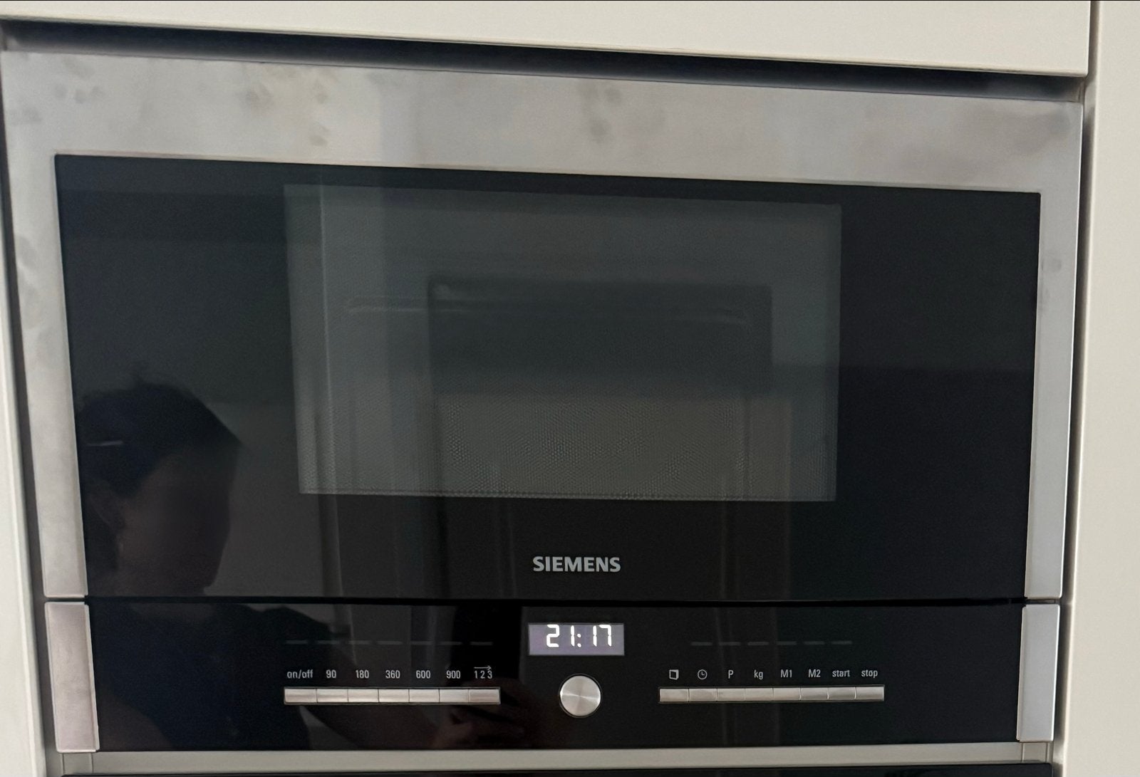 Siemens Inbouwmagnetron - Zeer Nette Staat, Ophalen, Inbouw, 45 tot 60 cm, Magnetron