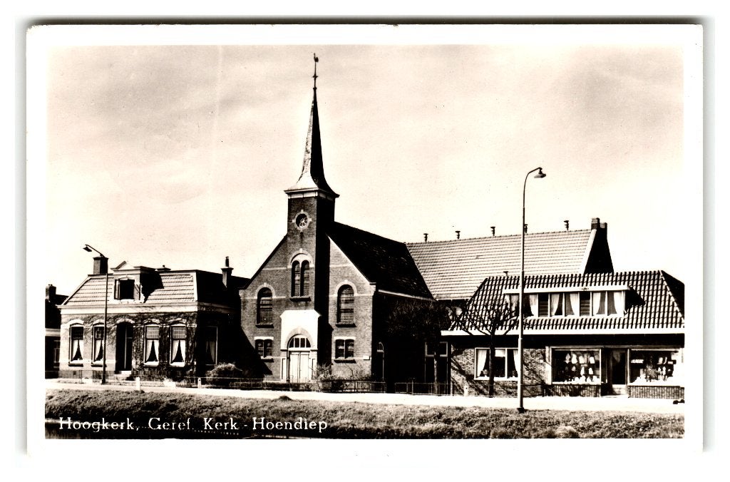 Hoogkerk, Geref. Kerk - Hoendiep, Verzamelen, Ophalen of Verzenden, 1960 tot 1980, Gelopen, Groningen