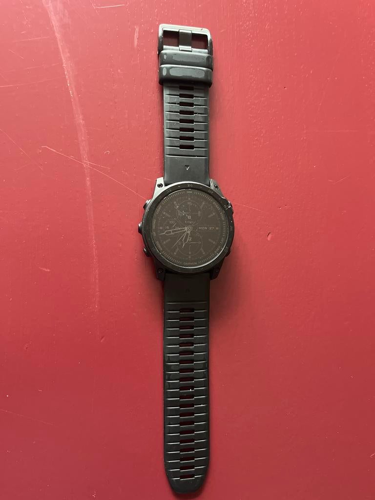 Garmin Fenix tactix 7 - Zeer goede staat, Sieraden, Tassen en Uiterlijk, Smartwatches, Afstand, Zwart, Ophalen of Verzenden, Zo goed als nieuw