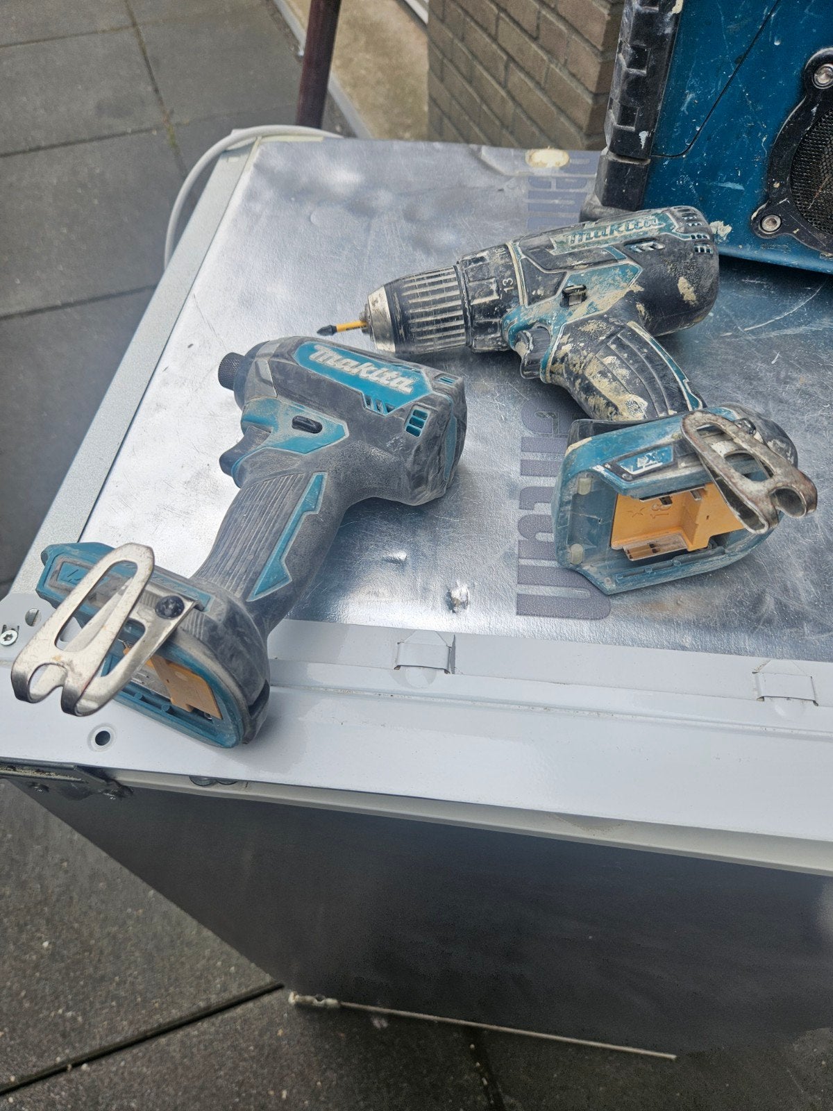 Makita DTD153 en DDF483 Accu Boormachines (Gebruikt), Ophalen, Gebruikt, Variabele snelheid, Boor- en Schroefmachine