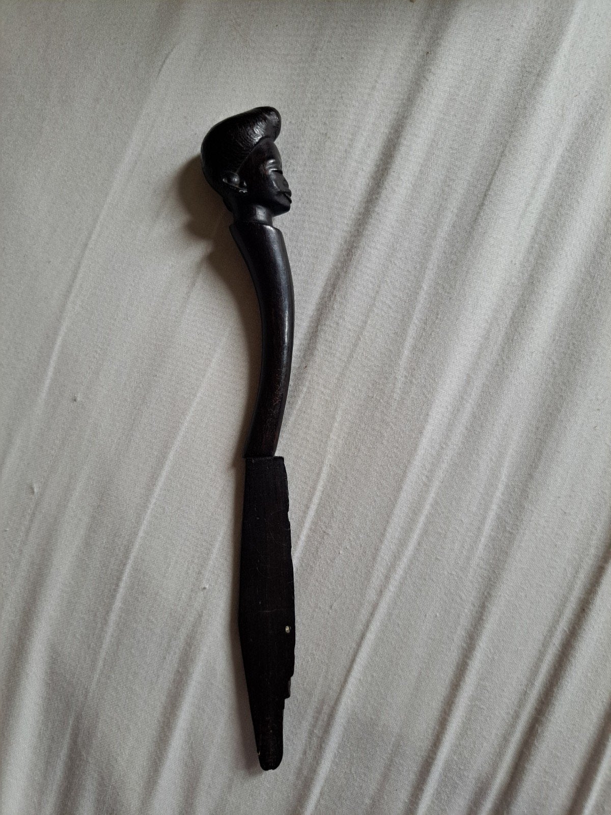 Authentieke vintage Afrikaanse houten briefopener, Antiek en Kunst, Ophalen