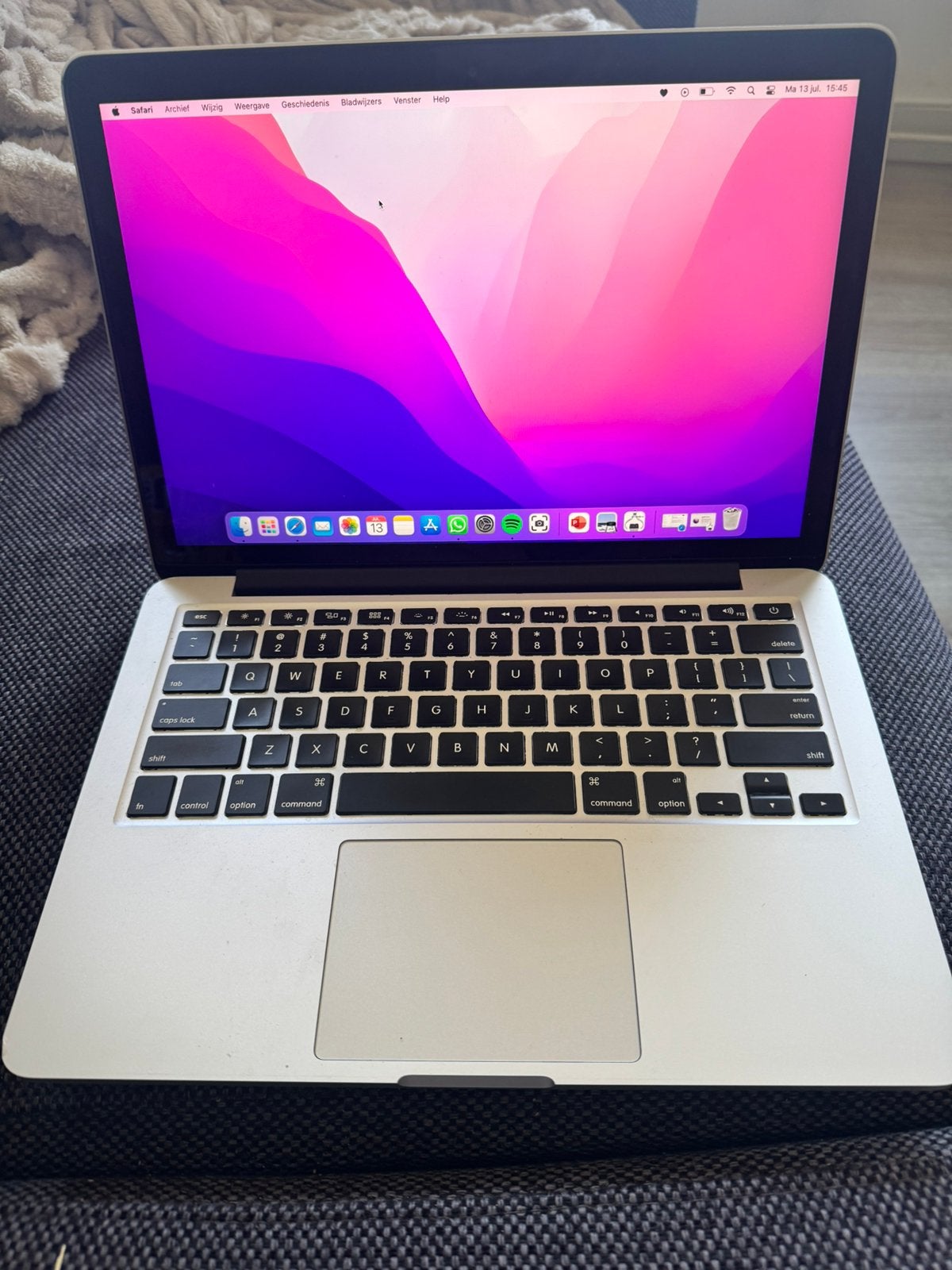 Apple macbook early 2015, MacBook Pro, 256 GB, 2 tot 3 Ghz, 8 GB
