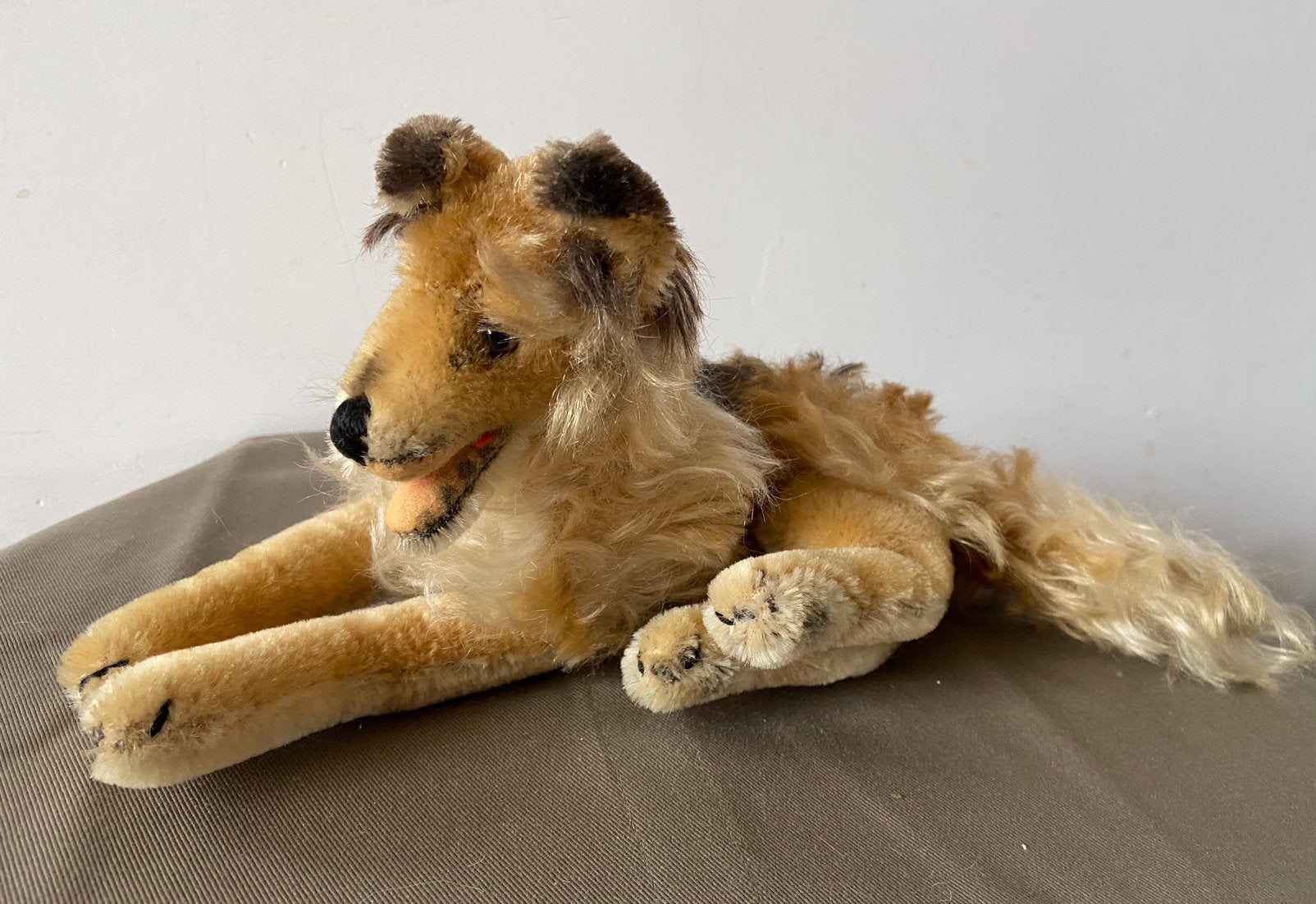 Steiff hond, Collie, 2325, Antiek en Kunst, Ophalen of Verzenden