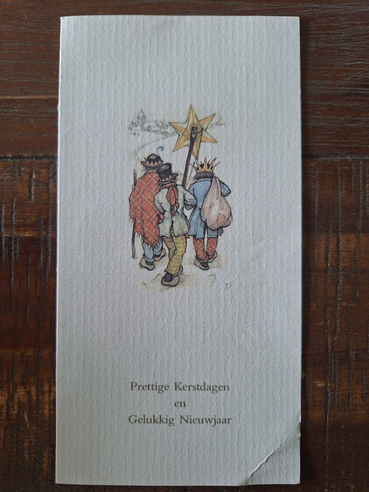 Vouwkaart Anton Pieck - Driekoningen - Prettige Kerstdagen, Ophalen of Verzenden, Gelopen, Overige thema's
