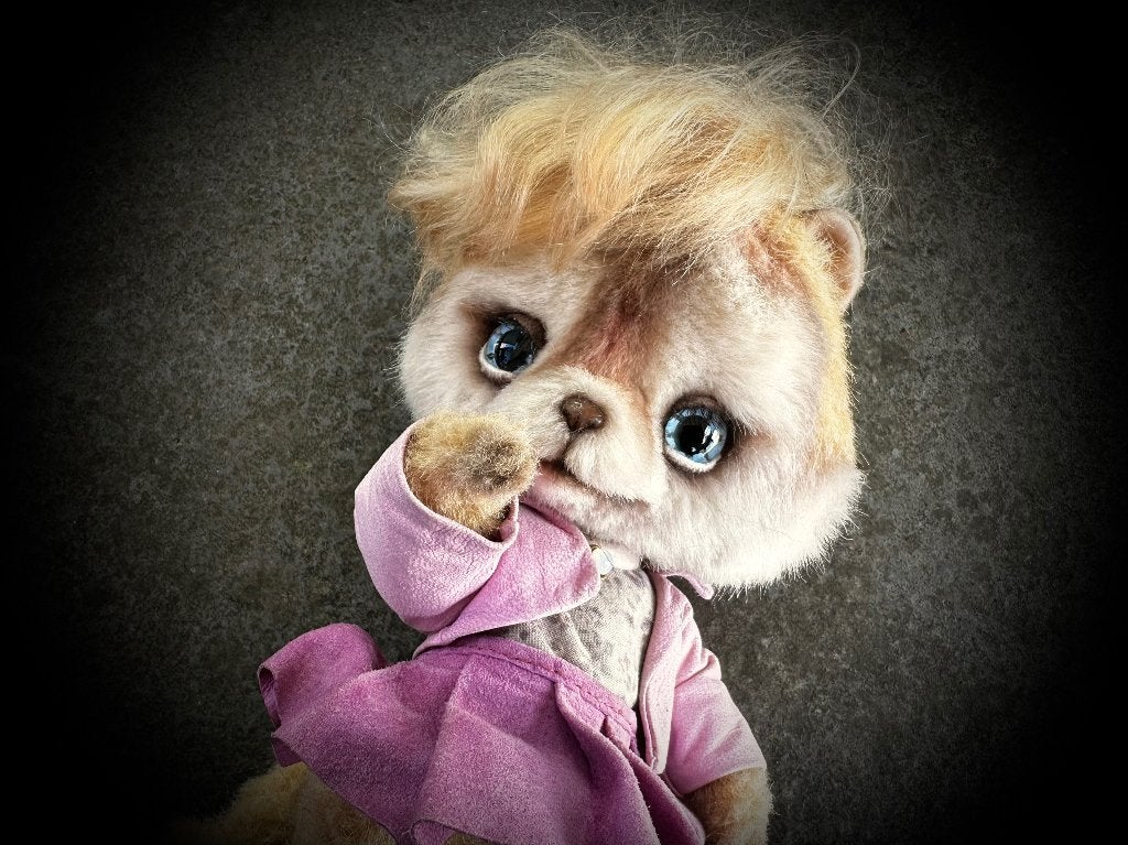 SALE Eekhoorn Teddybeer Chipmunk beweegbaar handgemaakt doll, Verzenden, Zo goed als nieuw, Stoffen beer, Overige merken