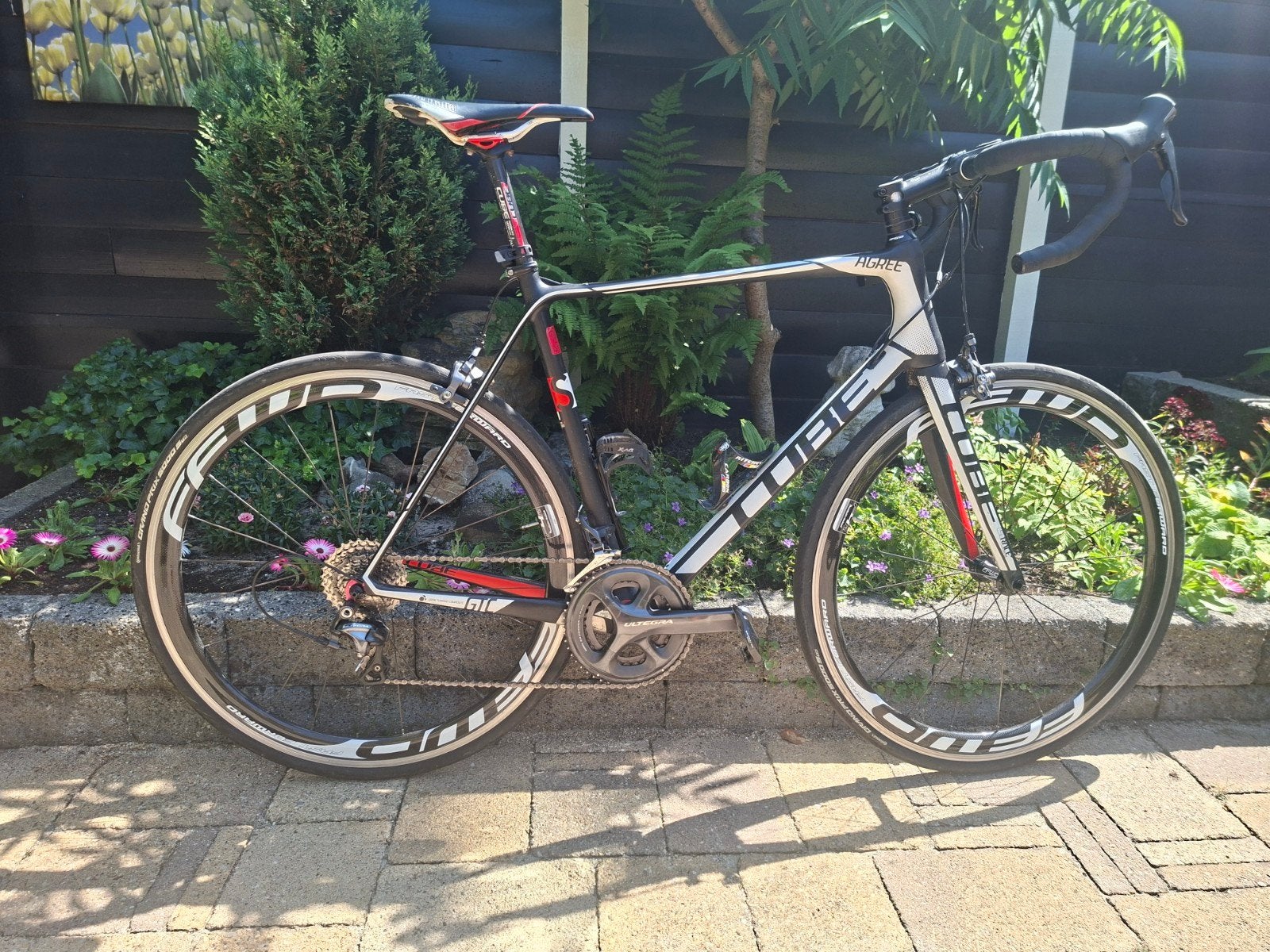 Cube Agree Racefiets met Ultegra en FFWD wielen, Overige merken, 28 inch, Gebruikt, Carbon