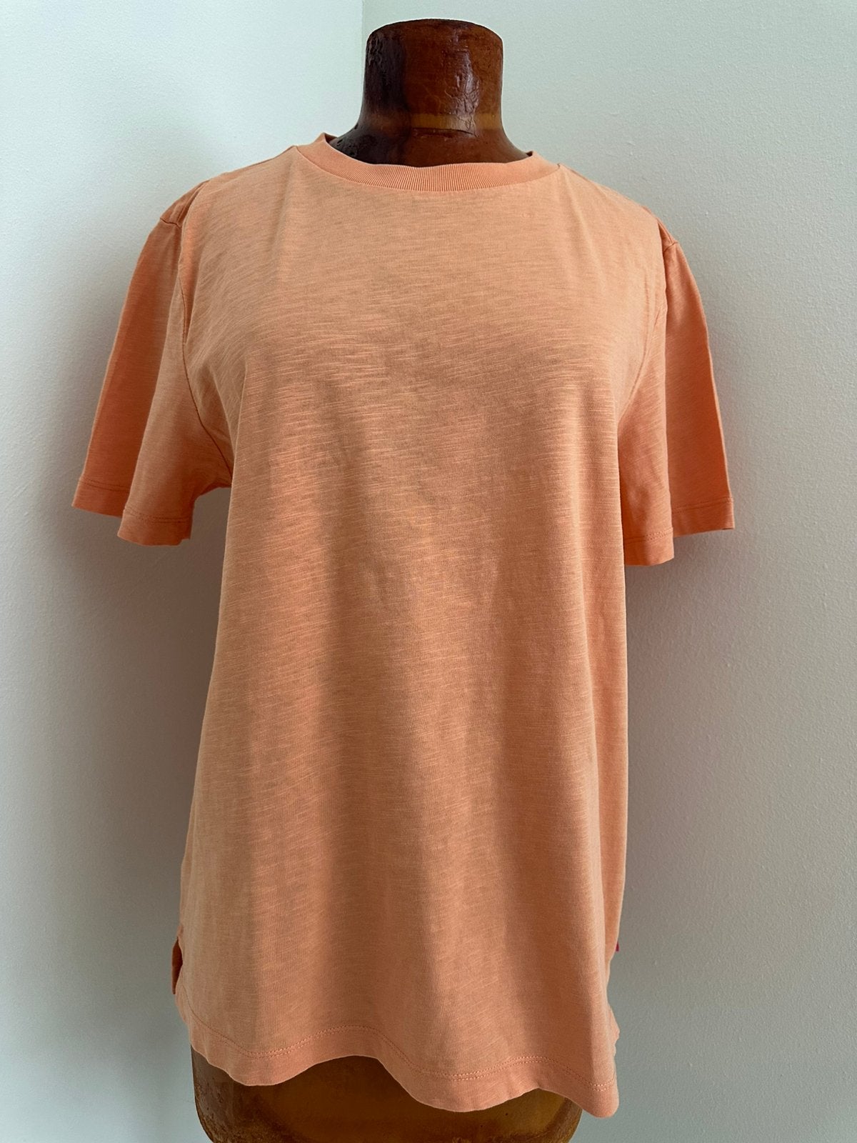 Oranje Maison Scotch t-shirt in maat S, Kleding | Dames, T-shirts, Oranje, Ophalen of Verzenden, Zo goed als nieuw, Korte mouw
