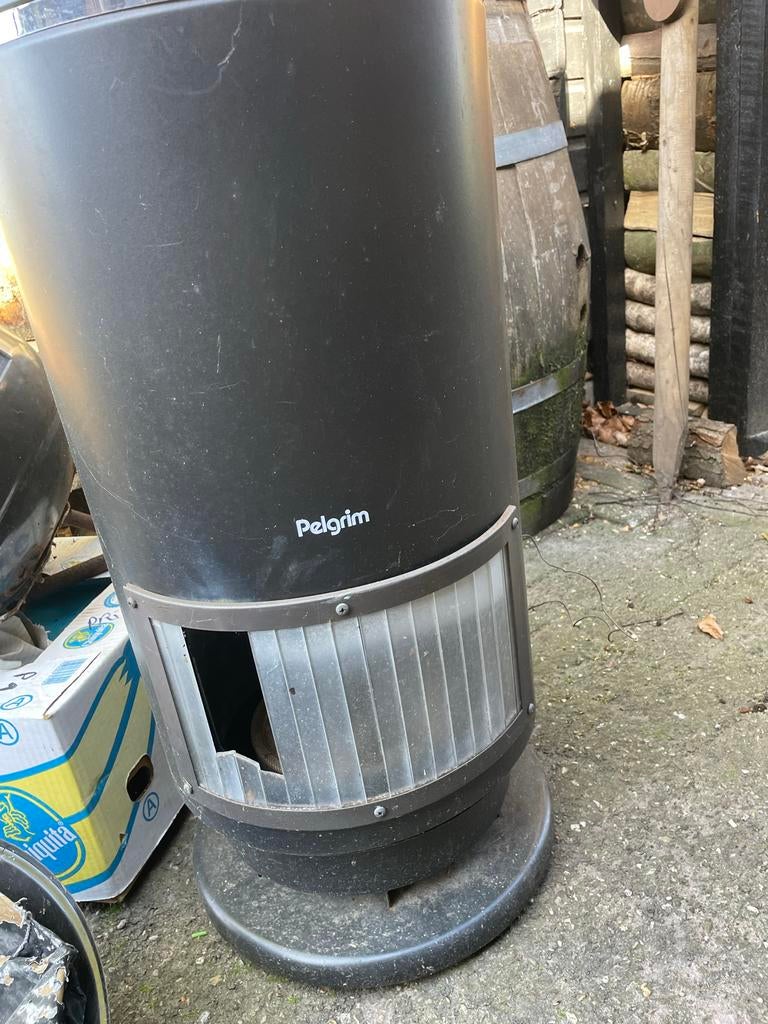 Pelgrim Bambino Gaskachel - Gebruikt, Gebruikt, Gas, Ophalen of Verzenden, Vrijstaand