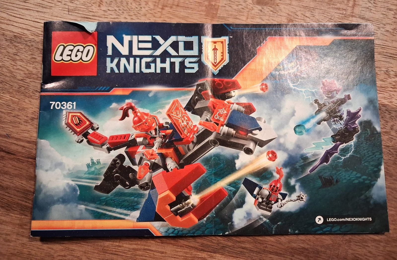Lego Nexo Knights 70361 - Macy's Bot Drop Dragon, Gebruikt, Verzenden, Lego, Compleet