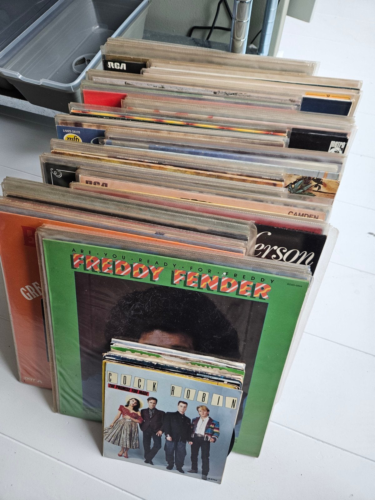 Diverse verzameling LP's en singles in èèn koop, Ophalen of Verzenden, Gebruikt, Overige genres