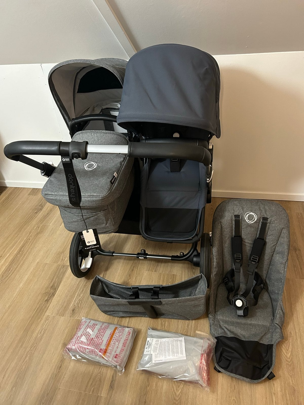 Bugaboo Donkey 5 Duo - NIEUW MET GARANTIE, Ophalen, Nieuw, Combiwagen, Duowagen