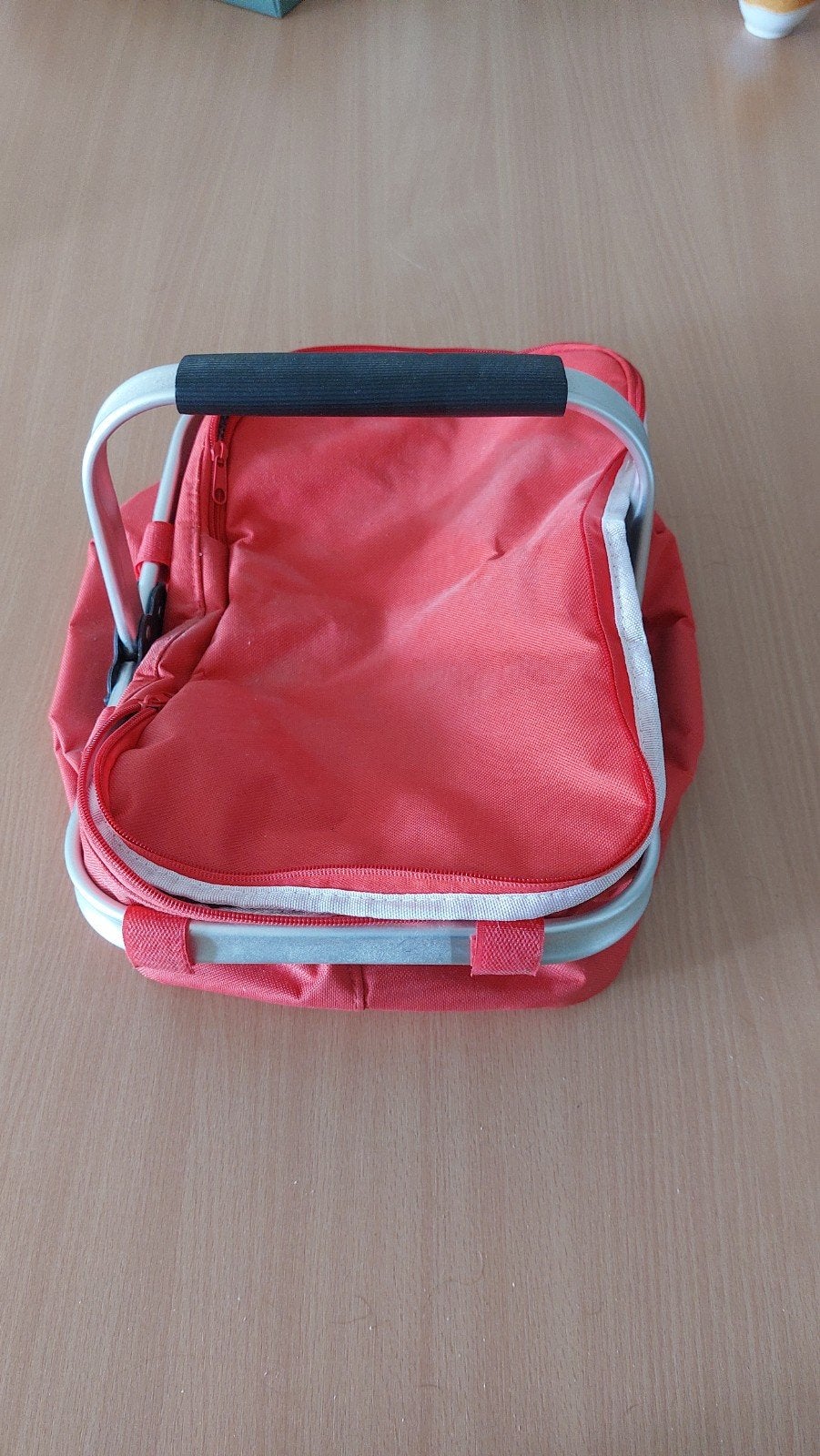 Rode opvouwbare koeltas/picknickmand, Ophalen, Nieuw