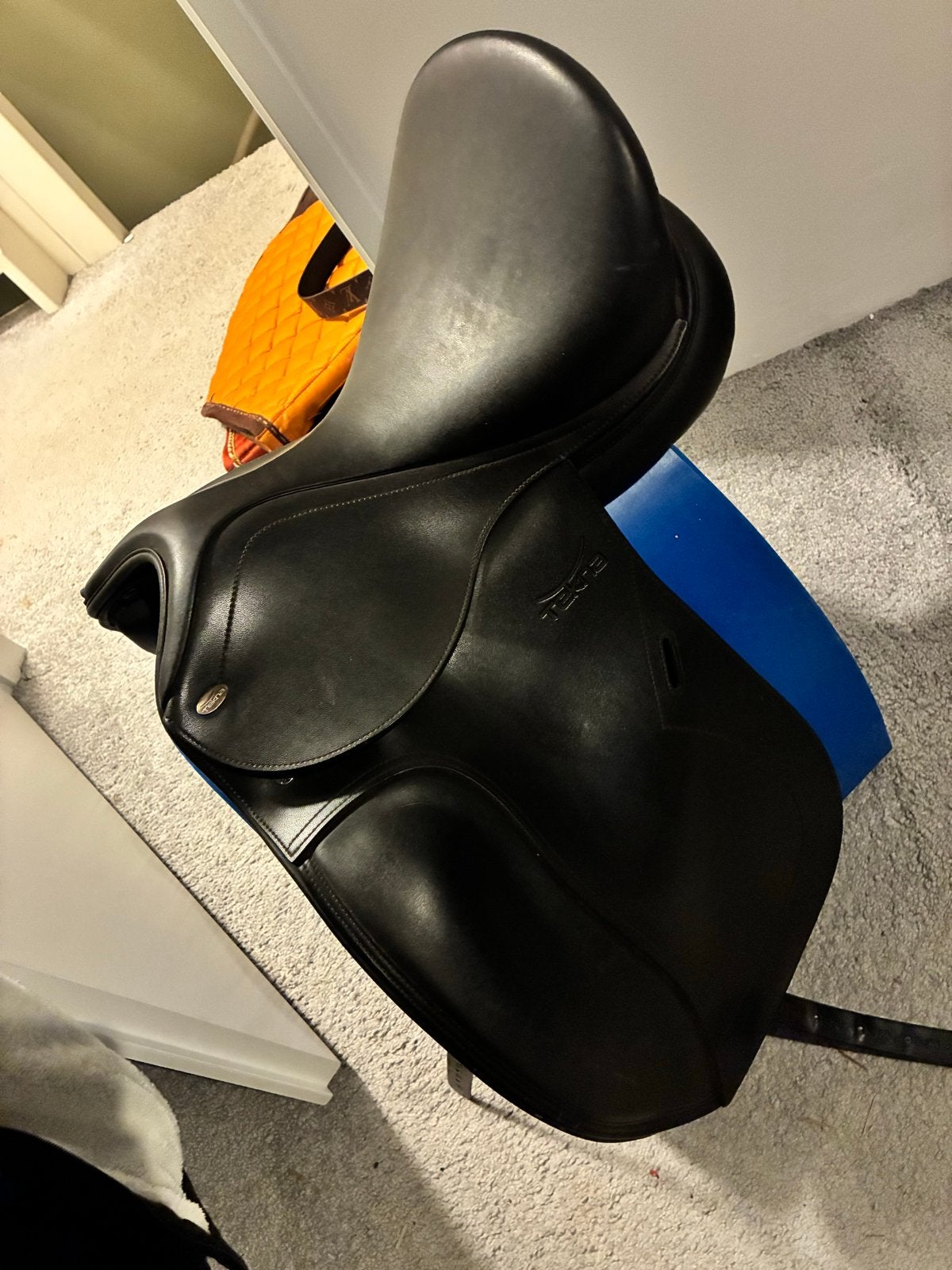 Tekna dressuurzadel 16,5inch, Dressuur, Tekna, Ophalen of Verzenden, Zo goed als nieuw