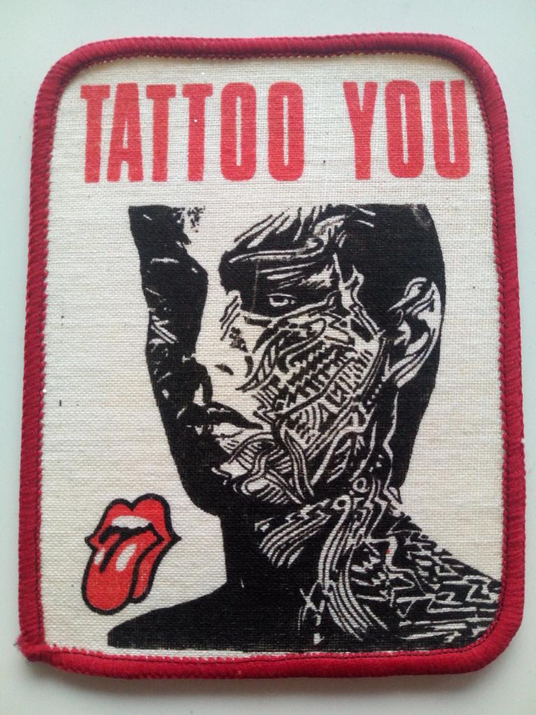 Rolling Stones leuke  vintage 1981 patch 48 tattoo you, Verzenden, Nieuw, Kleding