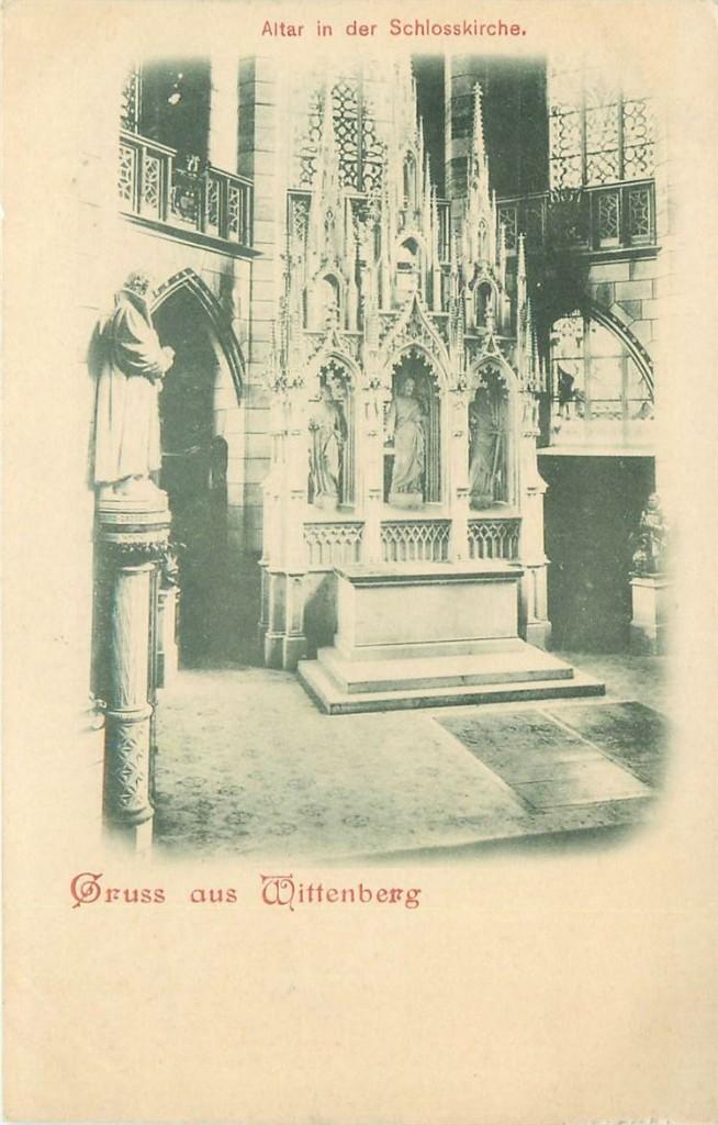 701-298-007 Wittenberg Schlosskirche, Verzenden, Voor 1920, Duitsland