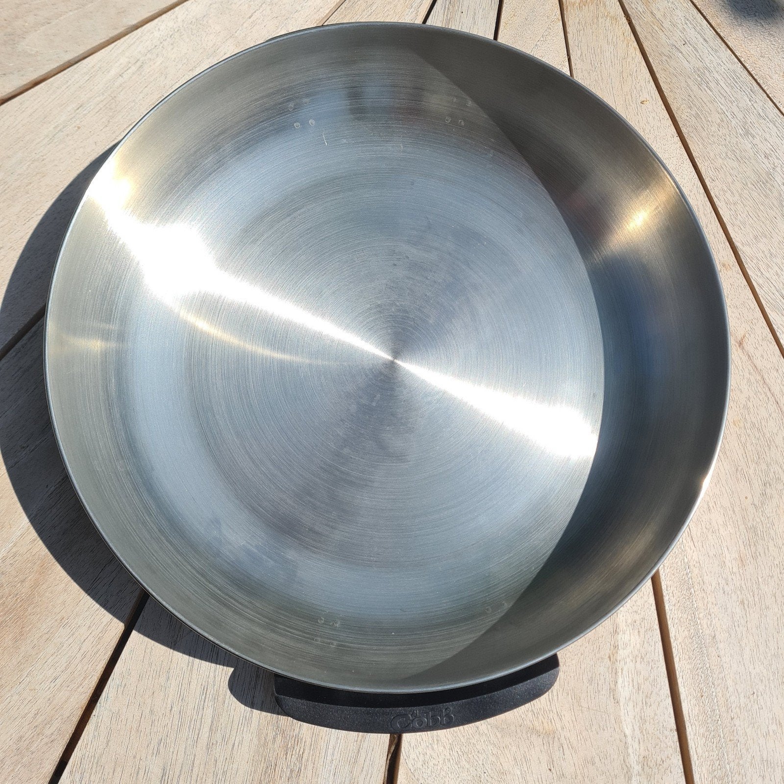 Cobb Wokpan - Zo goed als nieuw, Huis en Inrichting, Keuken | Potten en Pannen, Ophalen of Verzenden, Zo goed als nieuw, Rvs, Wok