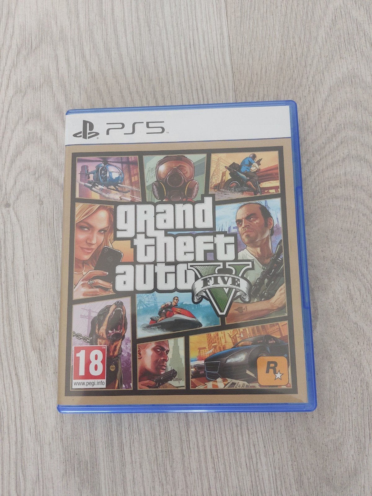 GTA five voor PlayStation 5 PS5, Avontuur en Actie, Online, Vanaf 18 jaar, 1 speler