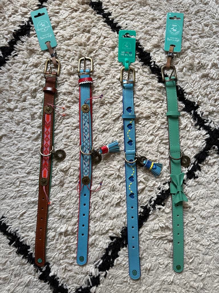 Dog With A Mission Halsbanden Maat M2,5 Nieuw, Dog Collars, Ophalen of Verzenden, Handgemaakt, Nieuw