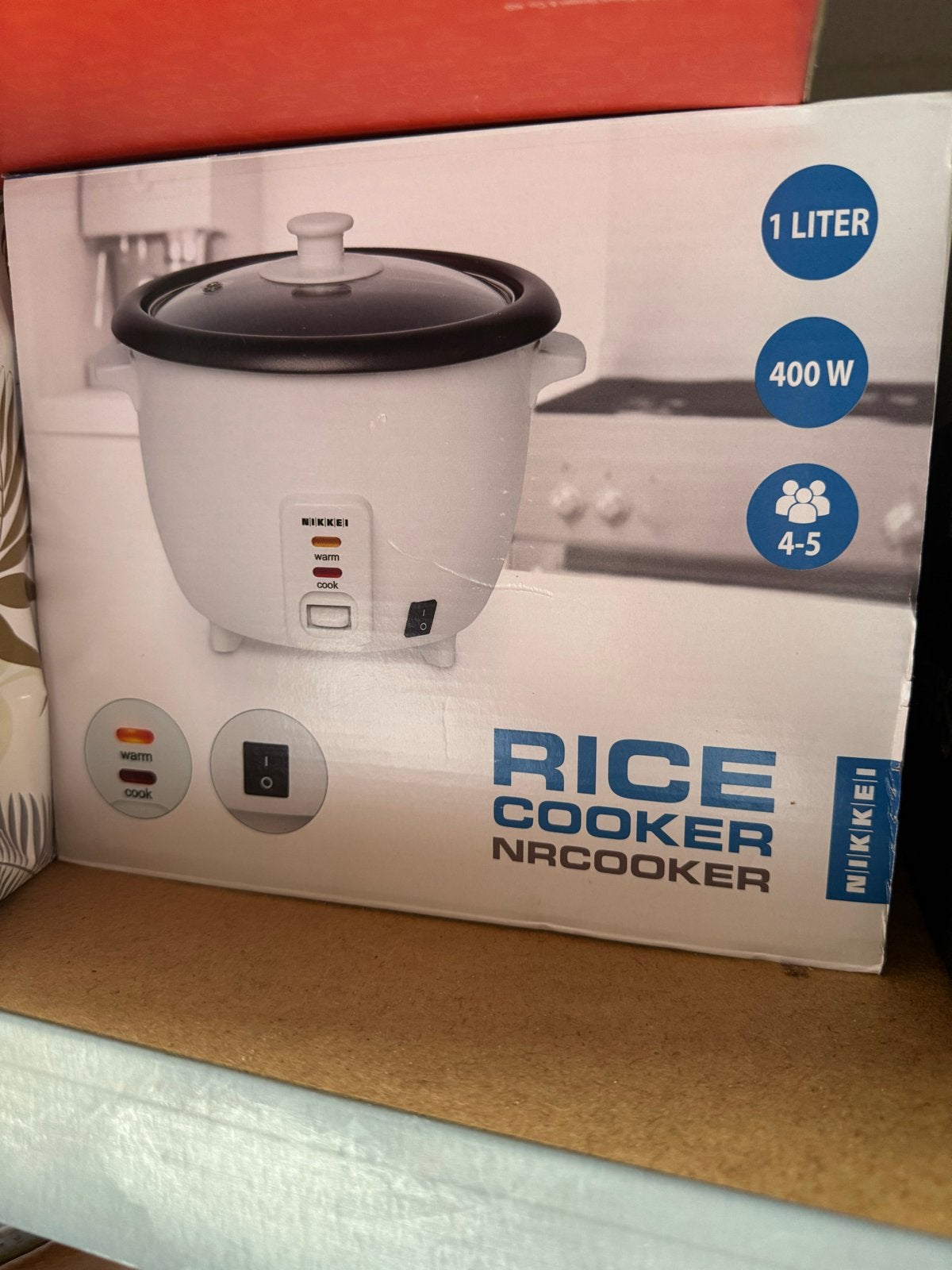 Nikkei Rijstkoker NRCooker 1L 400W voor 4-5 personen, Ophalen, Nieuw