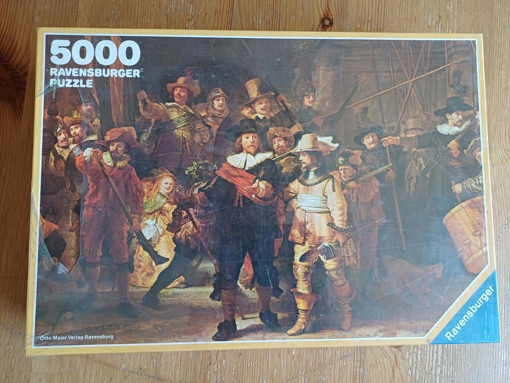 Ravensburger De Nachtwacht 5000 stukjes legpuzzel, Ophalen of Verzenden, Meer dan 1500 stukjes, Gebruikt, Legpuzzel
