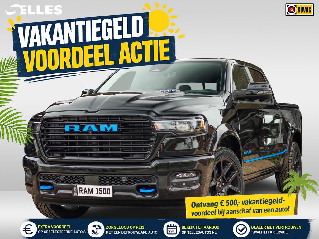 Dodge Ram 1500 2025 3.0L HURRICANE LARAMIE Night Premium | B, Auto's, Automaat, 2993 cc, Met garantie (alle), Zwart