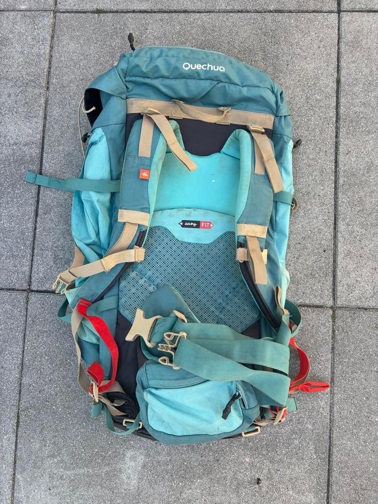 Quechua backpack 60L, Sport en Fitness, Bergsport en Wandelen, Ophalen of Verzenden, Gebruikt, Rugzak