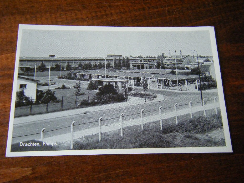 J42 - Drachten - Philips - Mooi/Oud, Ophalen of Verzenden, 1940 tot 1960, Friesland