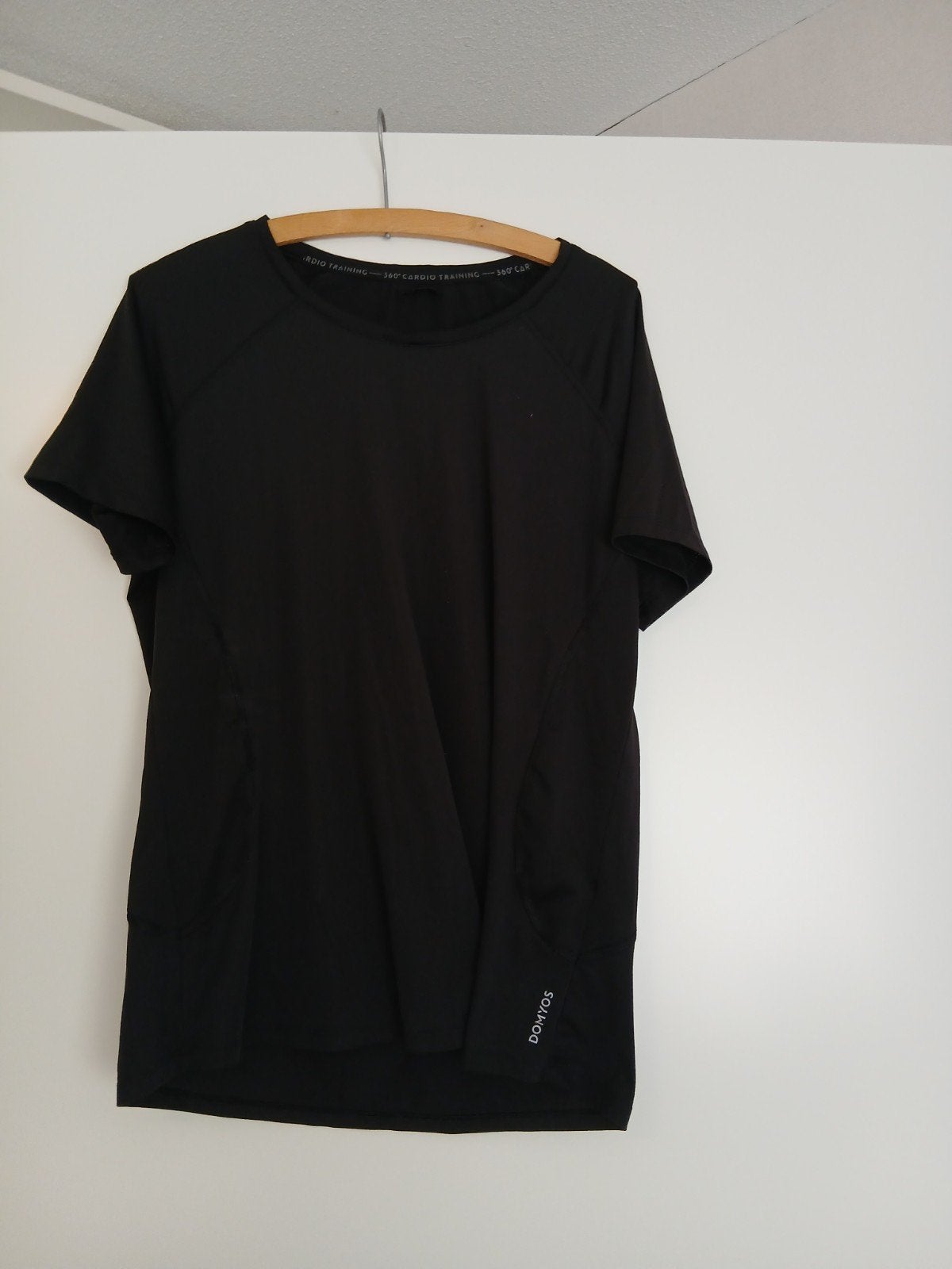 Cardio shirt Domyos,,  maat L., Kleding | Heren, Sportkleding, Ophalen, Zo goed als nieuw, Zwart, Algemeen