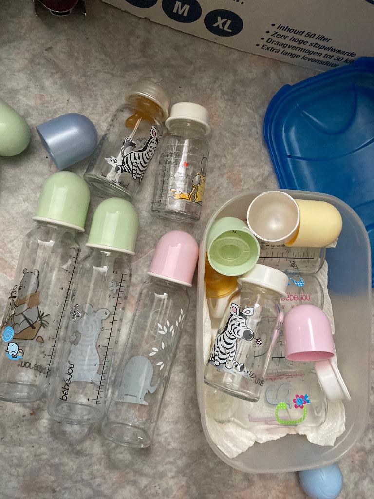 Glazen flesjes baby, Ophalen of Verzenden, Nieuw, Overige typen