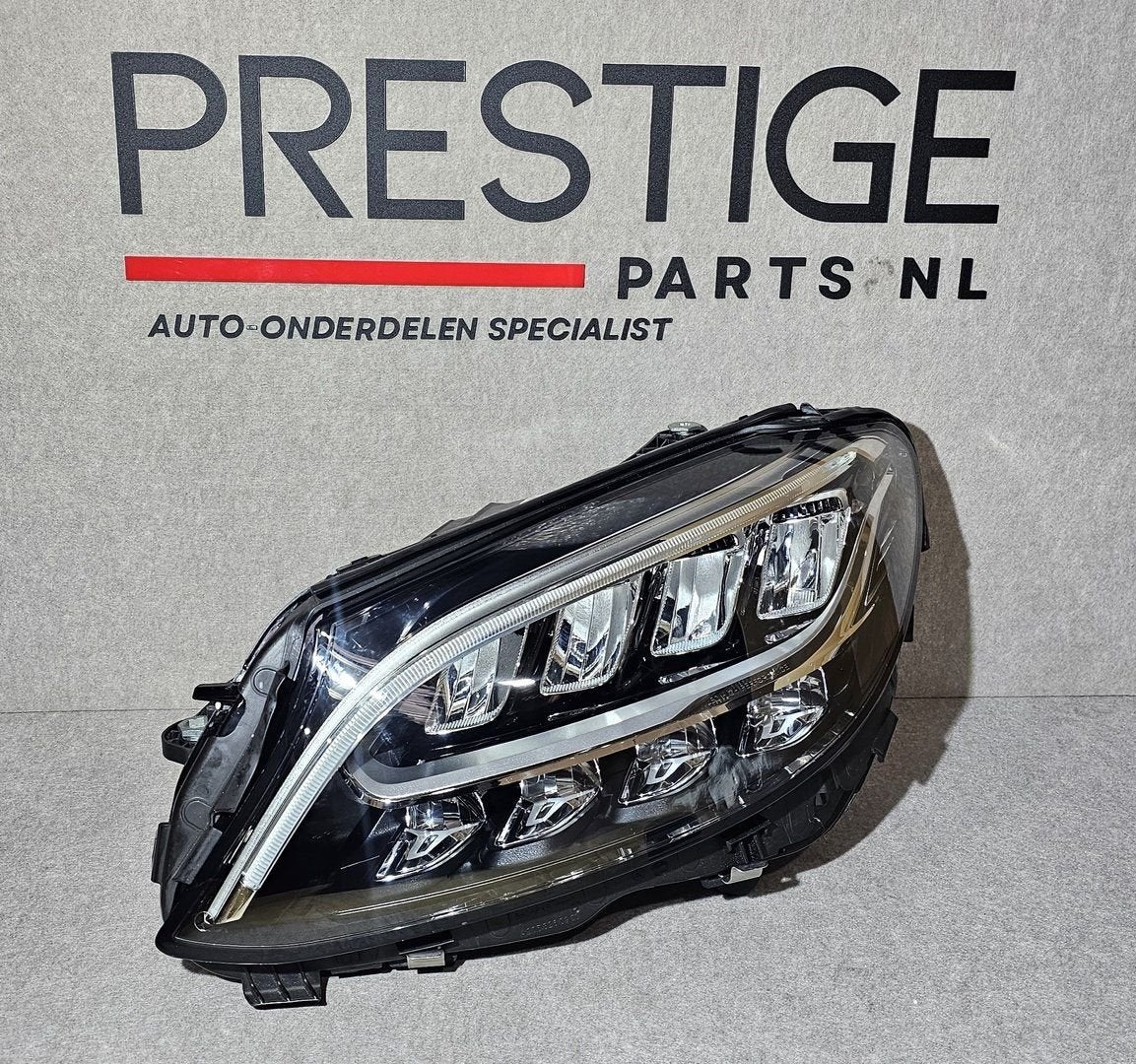 Koplamp Mercedes C  W205 Facelift VOLL LED Links A2059067905, Gebruikt, -, Ophalen of Verzenden, -