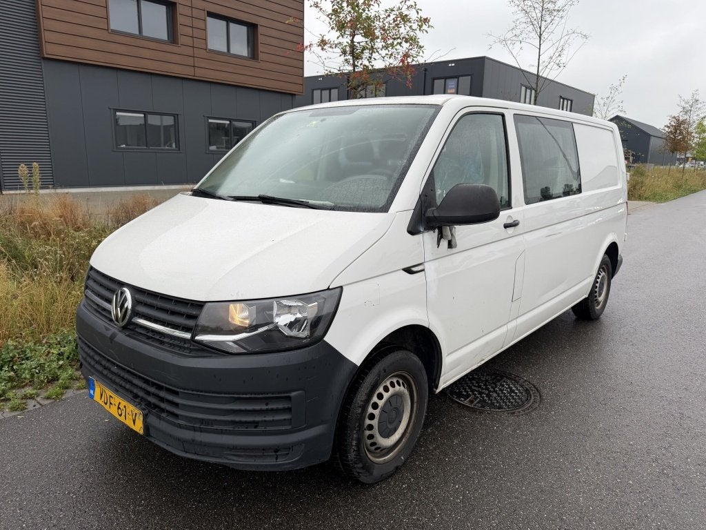 Volkswagen Transporter 2.0 TDI Dubbele Cabine 2019 MARGE DC, Auto's, Voorwielaandrijving, Gebruikt, Euro 6, 4 cilinders