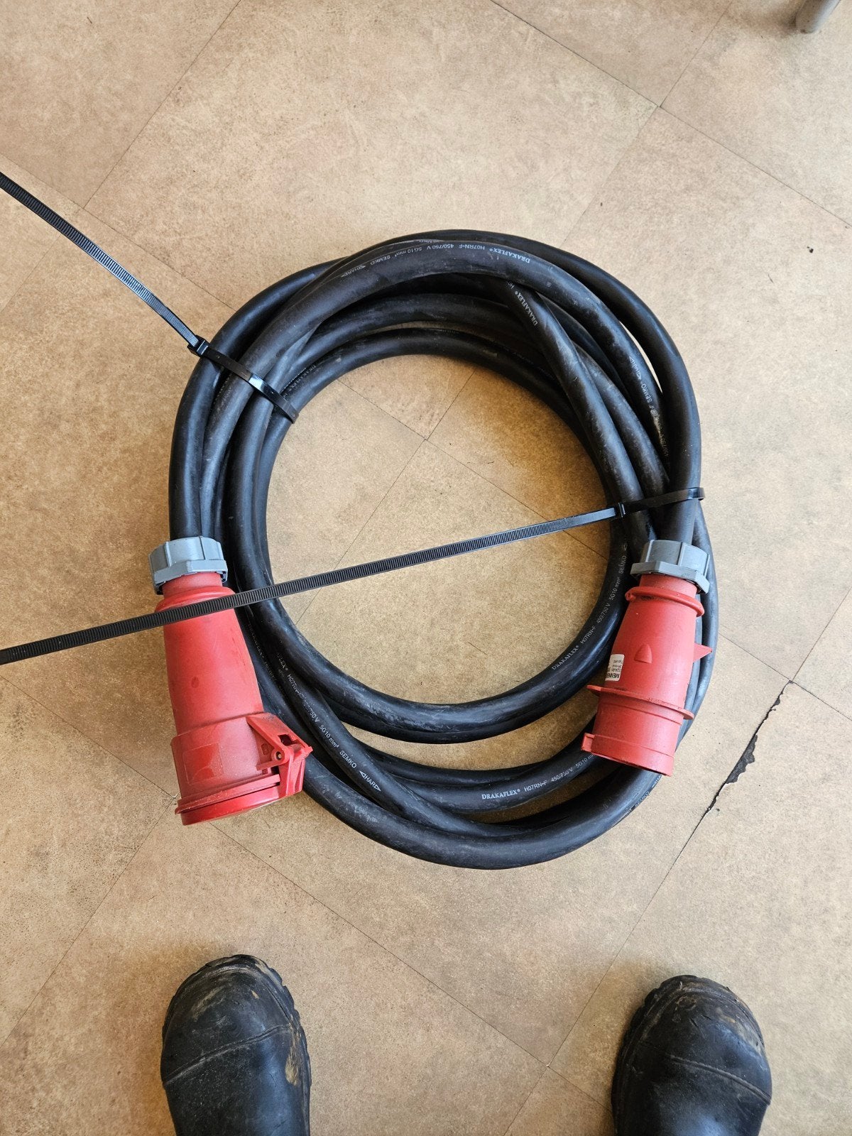 Drakaflex H07RN-F 5G10 mm² Stroomkabel 10m, Ophalen of Verzenden, Kabel of Snoer