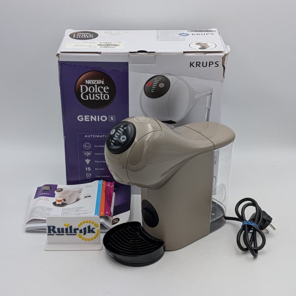 Krups Dolce Gusto YY5596FD Genio S Taupe Cups koffiemachine, Krups, Zo goed als nieuw, Support@krups.com, Paulstr. 1
53227 Bonn
Germany