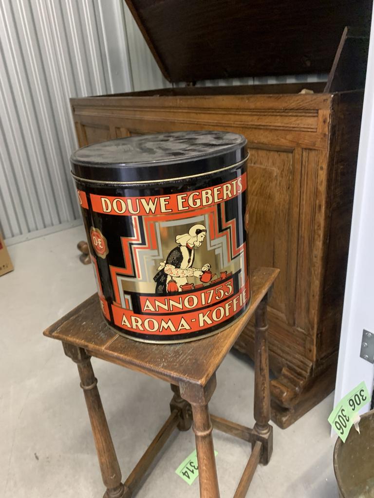 vintage blikken Douwe Egberts, koffie, koekjes, Verzamelen, Blikken, Ophalen of Verzenden, Gebruikt, Overige, Douwe Egberts